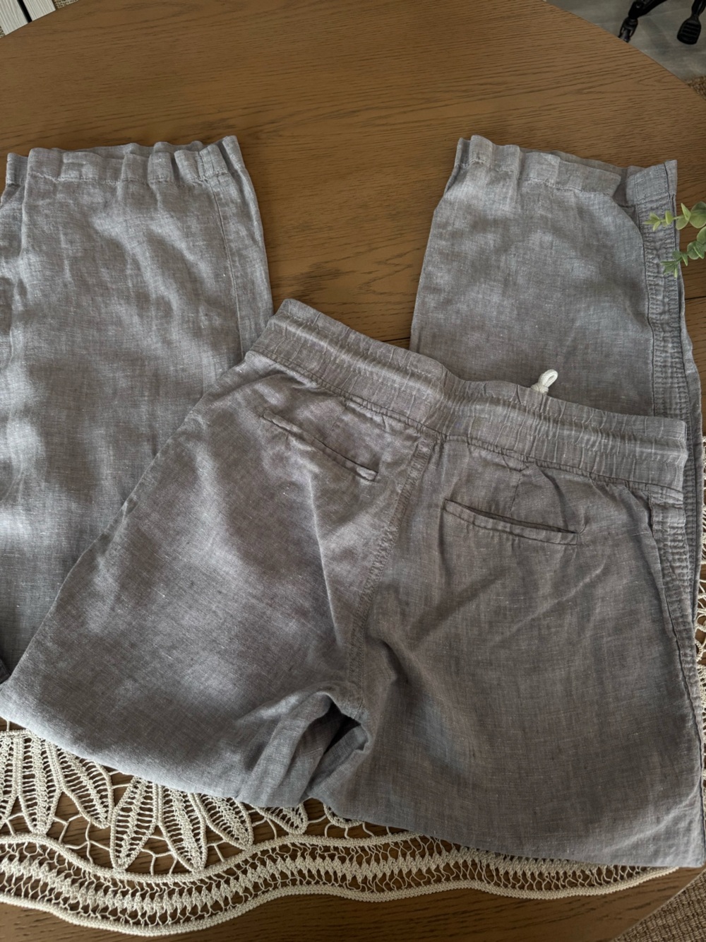 ATHLETA- Cabo Linen Wide Leg Pant Size 6 - Picture 4 of 6